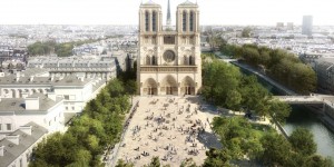 Du vert et de l’eau pour le réaménagement du quartier de Notre-Dame de Paris
