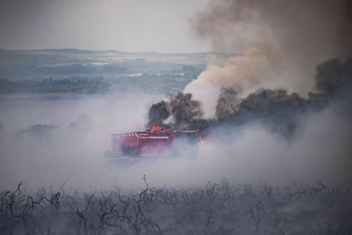 L’incendie dans les monts d’Arrée, en Bretagne, est « maîtrisé »