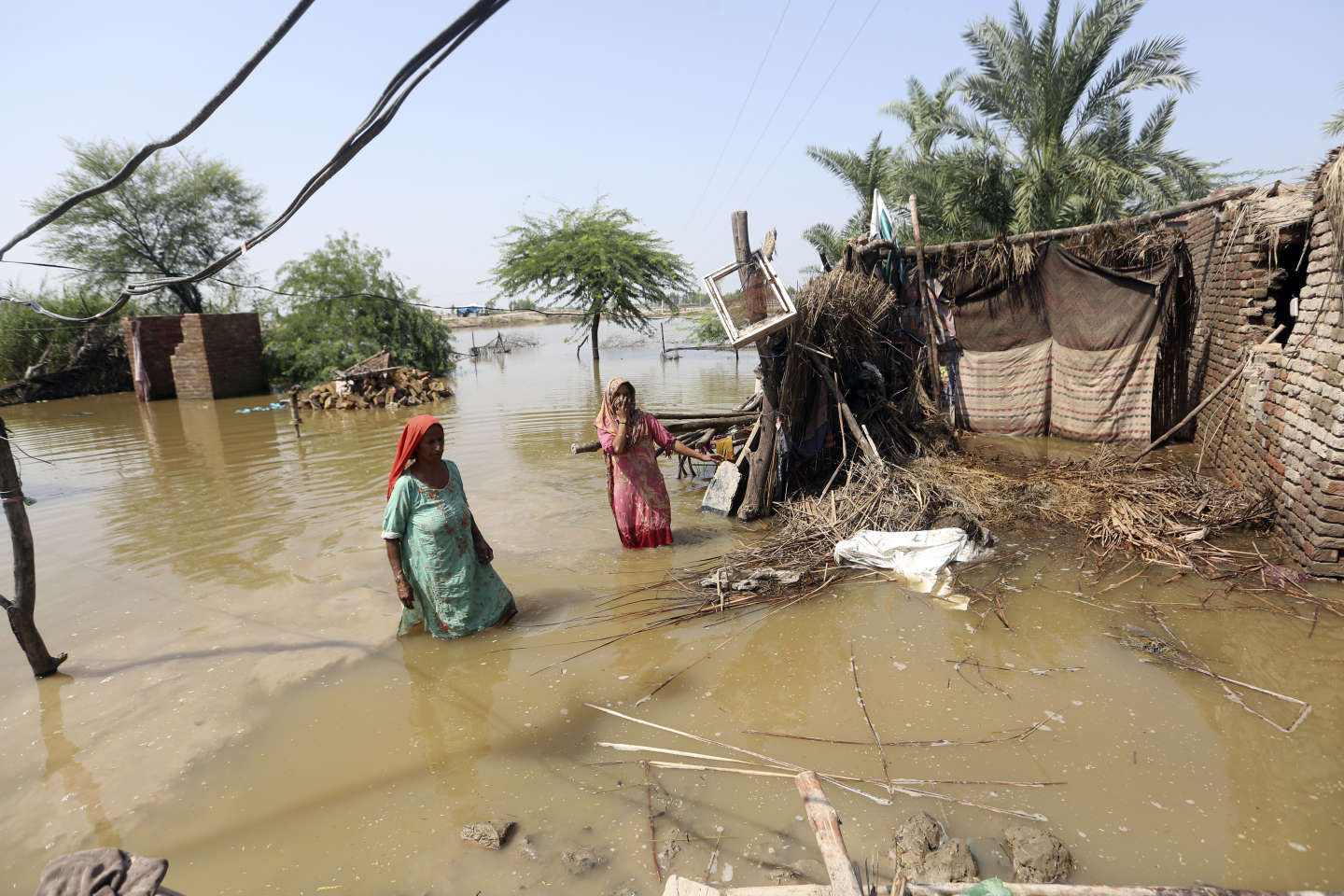 Au Pakistan, les images des inondations catastrophiques