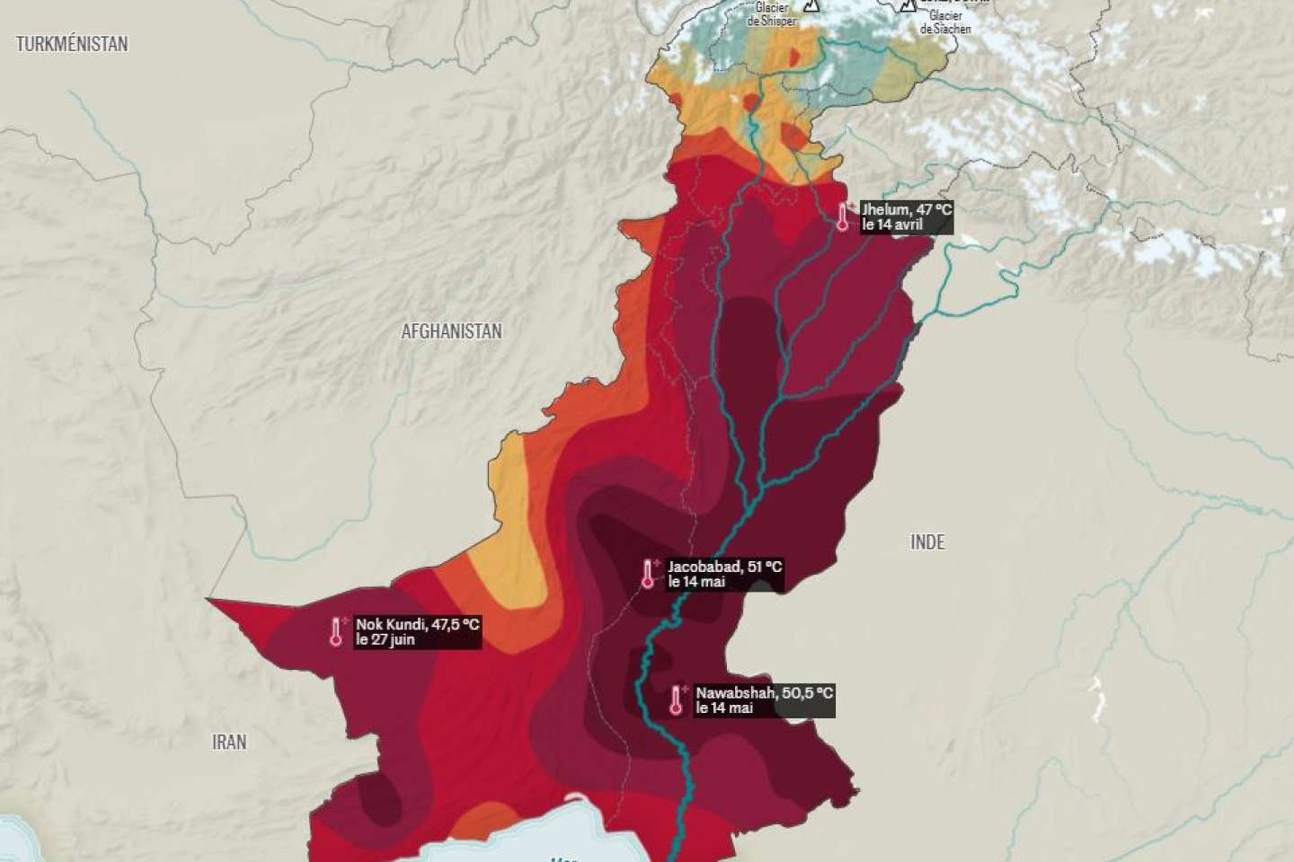 Le Pakistan ravagé par le changement climatique