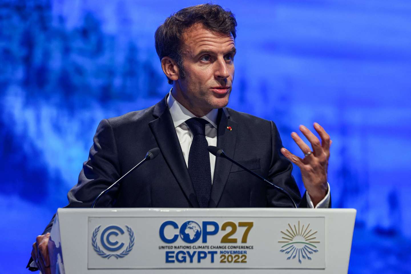 A la COP27, Emmanuel Macron met l’accent sur la justice climatique