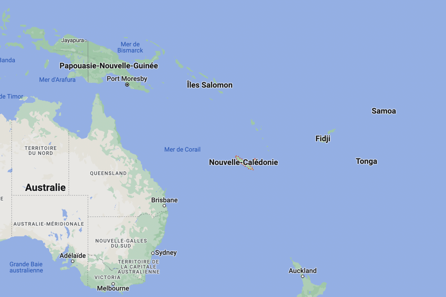 Alerte au tsunami en Nouvelle-Calédonie : les forces de l’ordre font évacuer le littoral