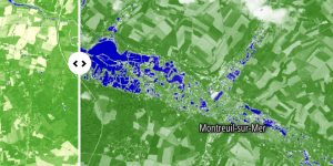 Inondations dans le Pas-de-Calais : ce que les images satellites montrent de l’ampleur de la catastrophe