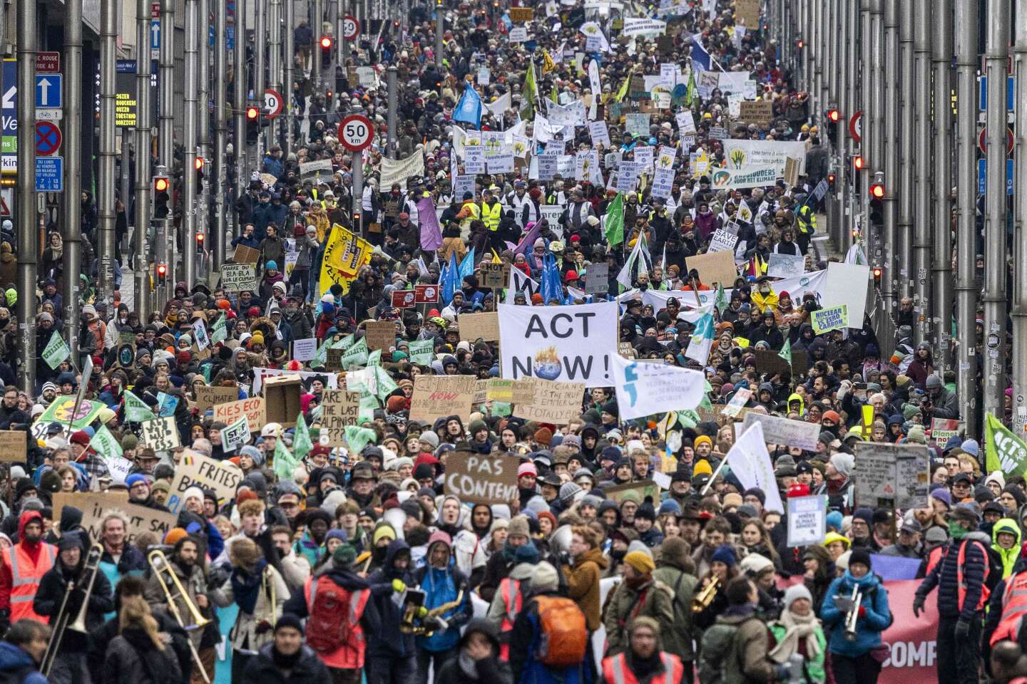 A Bruxelles, au moins 20 000 personnes ont marché pour le climat