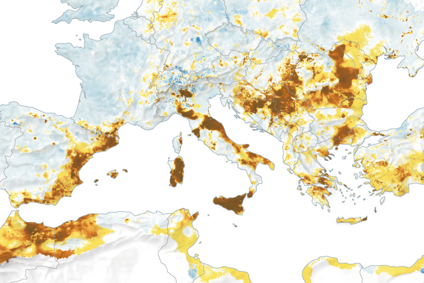 Une sécheresse critique s’installe dans le bassin méditerranéen
