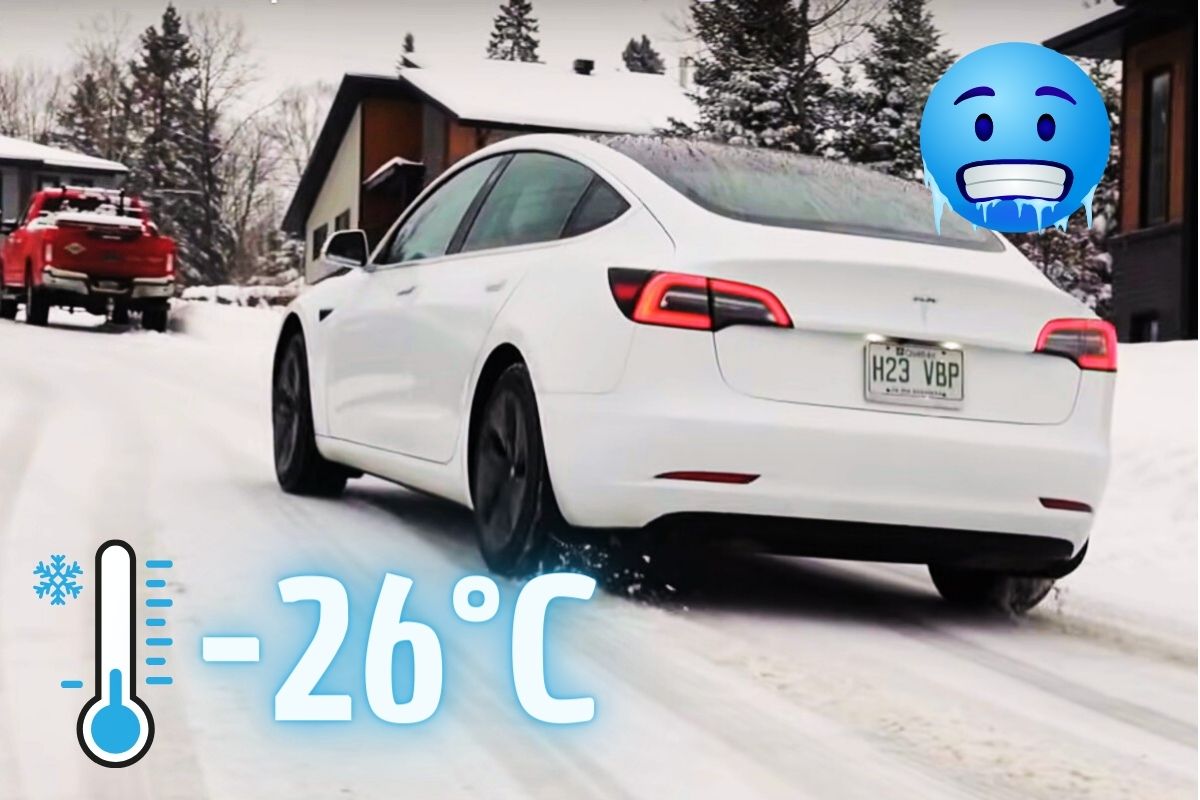 «Ma Tesla Model 3 fait face à un froid polaire de -26 °C» ❄️ : comment elle s’en sort ?
