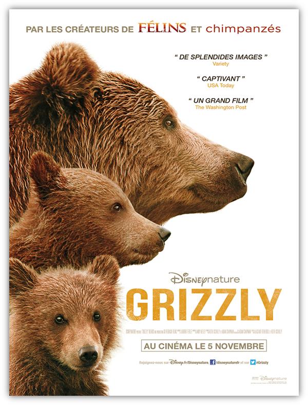 Grizzly le prochain film de Disneynature