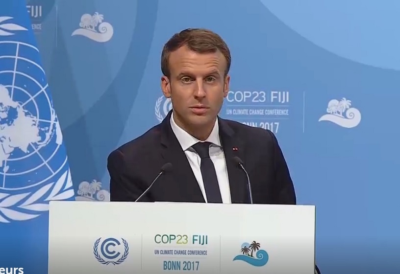 Macron à la COP23 reprend le leadership de l’action climatique
