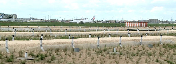 L'aéroport de Paris-Orly inaugure un marais filtrant pour le traitement des eaux de ruissellement