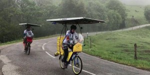 Sun Trip : un tour de l'Europe en vélo électrique alimenté par un panneau solaire