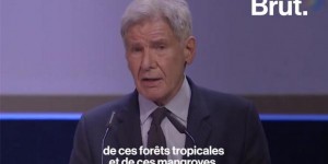 VIDEO. 'Ne fuyez pas !' : Harrison Ford livre un plaidoyer pour la planète et la jeunesse