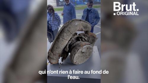 VIDEO. Pour sensibiliser, ce jeune garçon expose les déchets trouvés dans la Seine