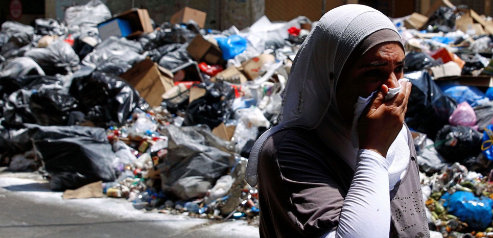 PHOTOS. Liban : Beyrouth croule sous des montagnes d'ordures