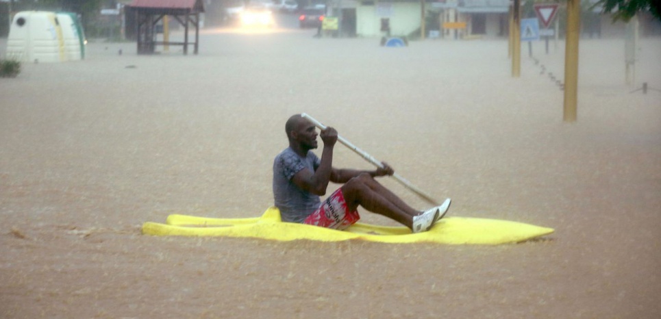 PHOTOS. Des inondations frappent la Martinique
