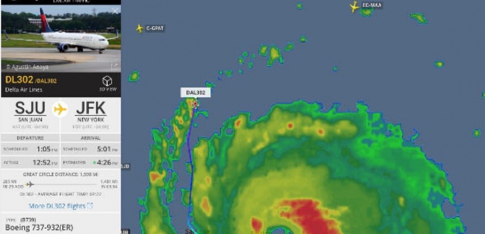 L'histoire de l'avion Delta Air Lines qui a bravé l'ouragan Irma