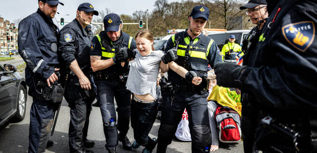 La militante écologiste Greta Thunberg interpellée lors d’une manifestation aux Pays-Bas