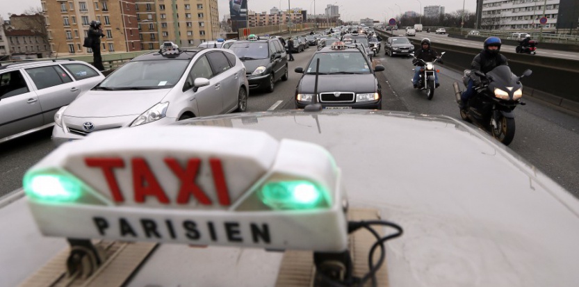 Les taxis se mobilisent à travers l'Europe contre les VTC