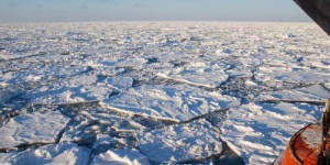 Les glaces de la banquise arctique polluées par du plastique