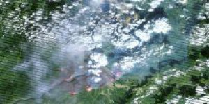 Les impressionnantes images satellite des incendies au Canada