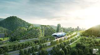 La première ville-forêt se construit en Chine