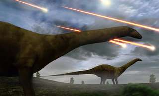 Finalement, c'est la collision d'un astéroïde avec la Terre qui aurait mis fin au règne des dinosaures