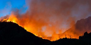 Vus de l'espace, les ravages d'un incendie en Arizona