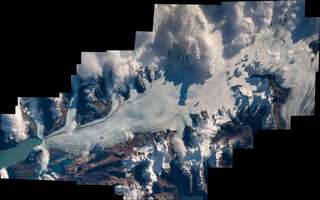 Thomas Pesquet poste une photo magnifique et très détaillée du glacier Upsala