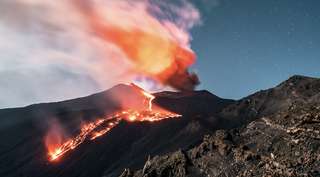Images impressionnantes de l'Etna en éruption