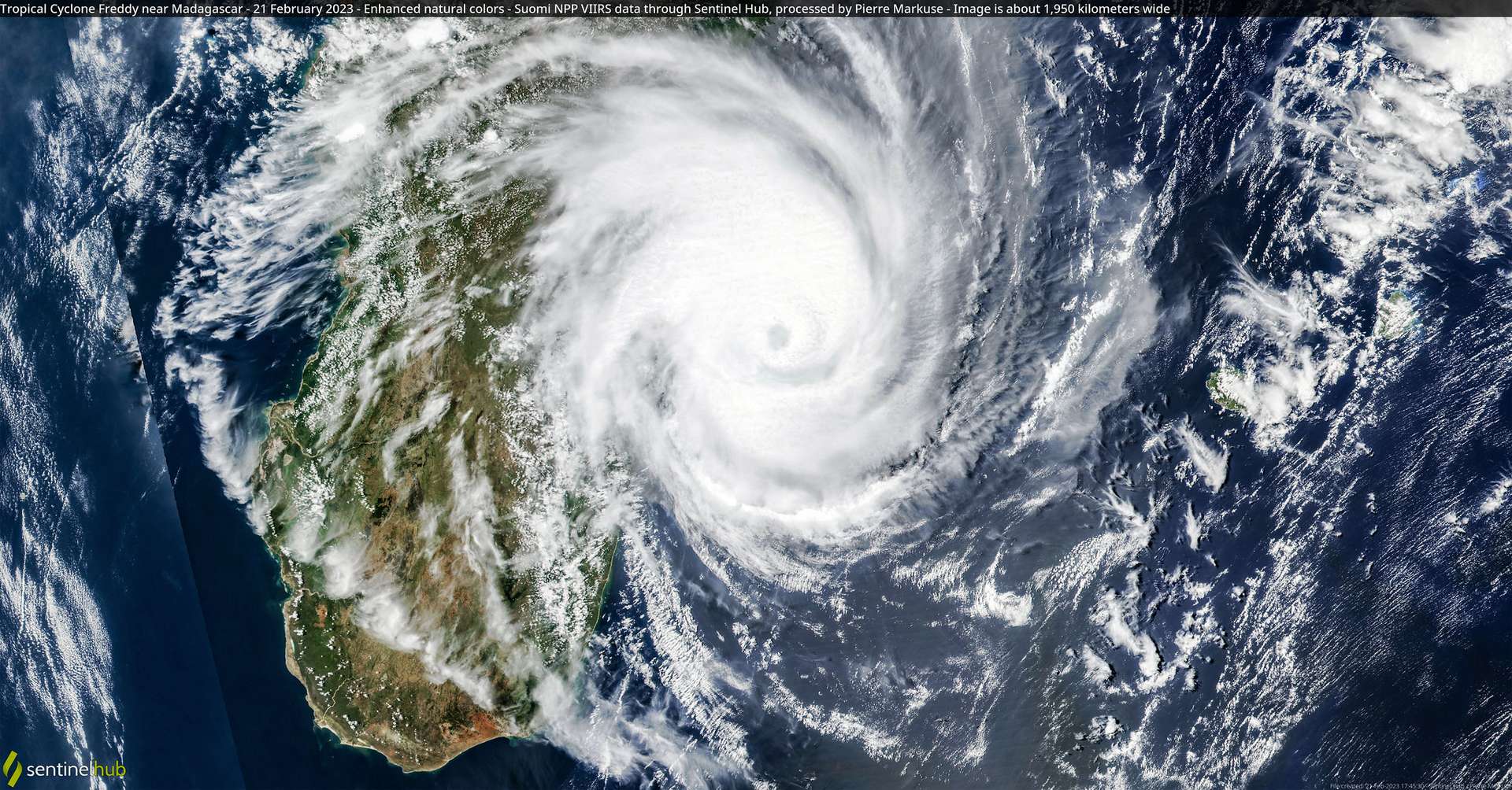 Le cyclone Freddy est le plus long de l'histoire des relevés météo