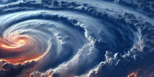 Phénomène météo extraordinaire : la spirale nuageuse