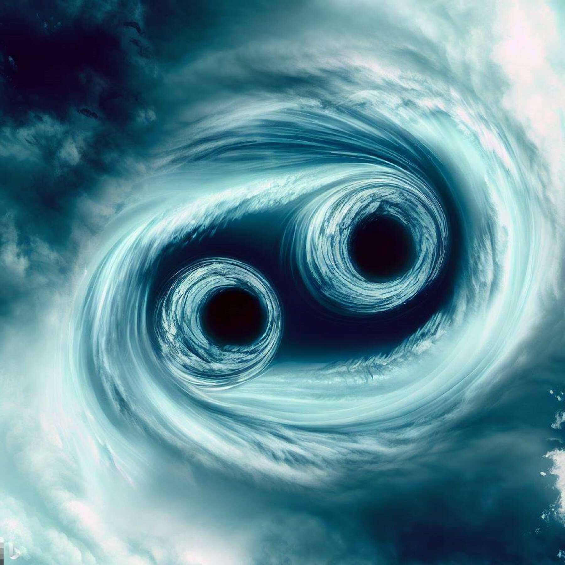 Phénomène météo extraordinaire : les ouragans avec deux yeux