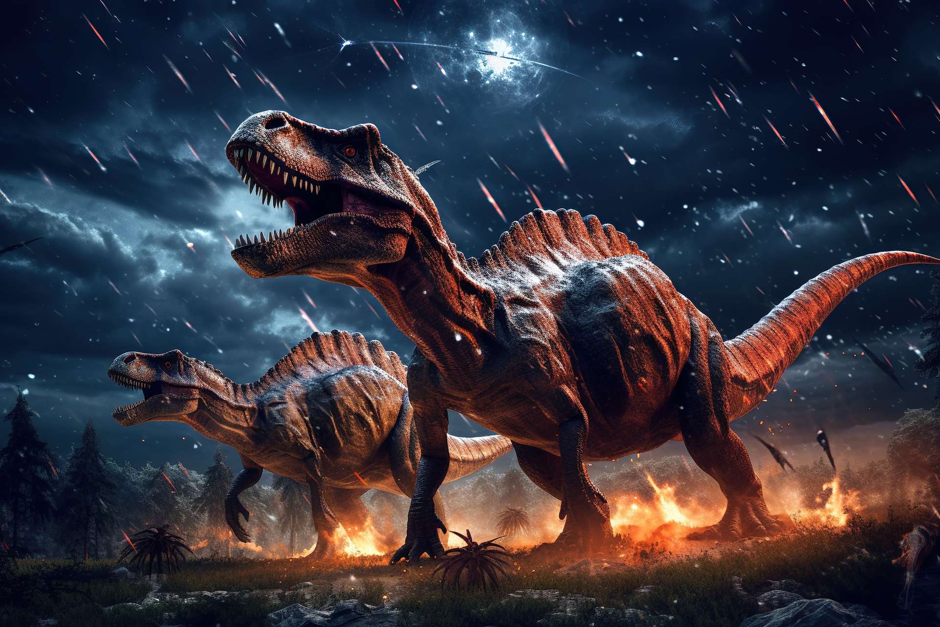 Ce fut le coup de grâce au règne des dinosaures après l’impact de l’astéroïde géant