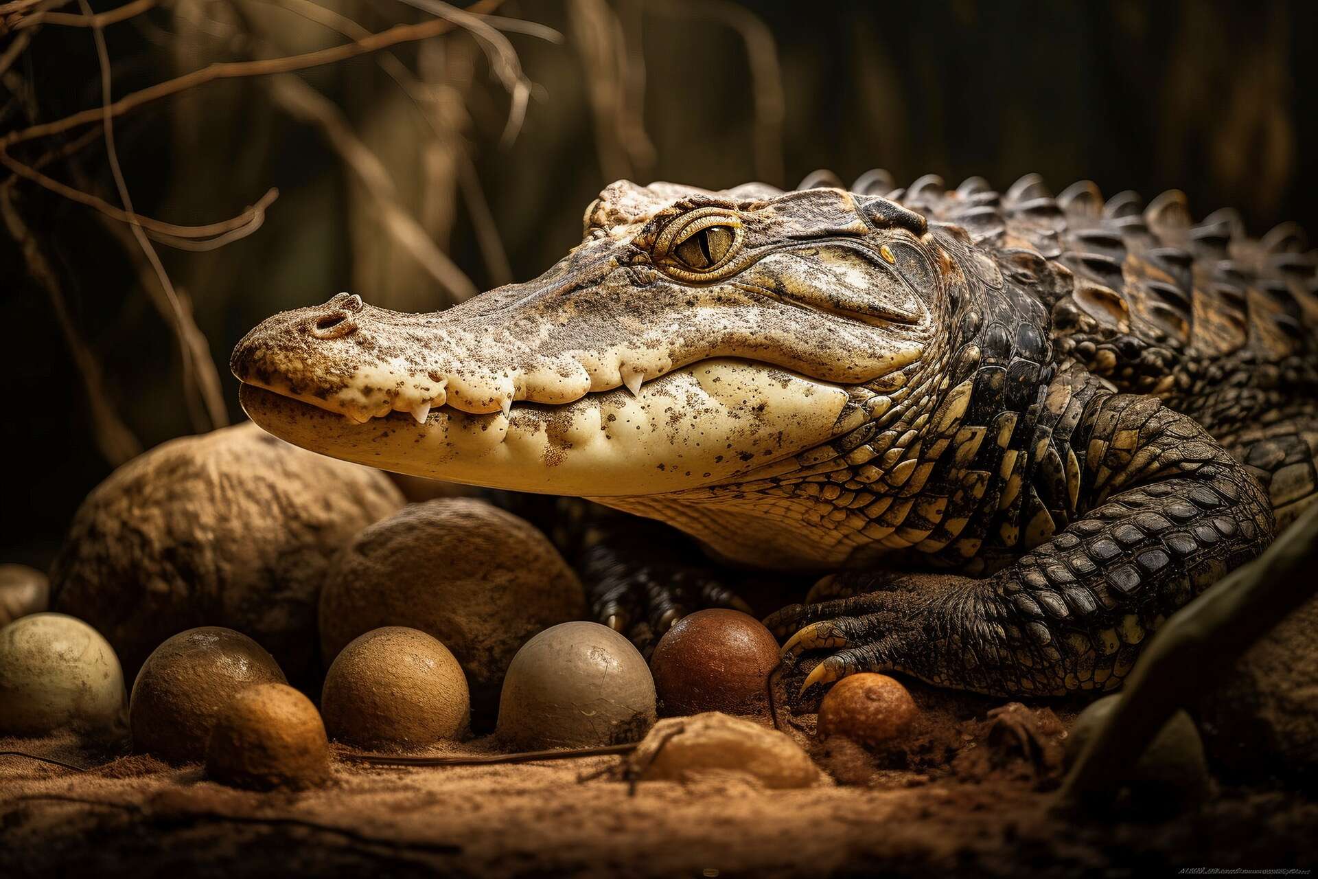 Le crocodile du Nil est une nounou d'enfer, malgré son aspect redoutable