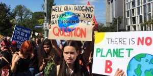 Les jeunes Français mobilisés à l'occasion du mouvement mondial pour le climat