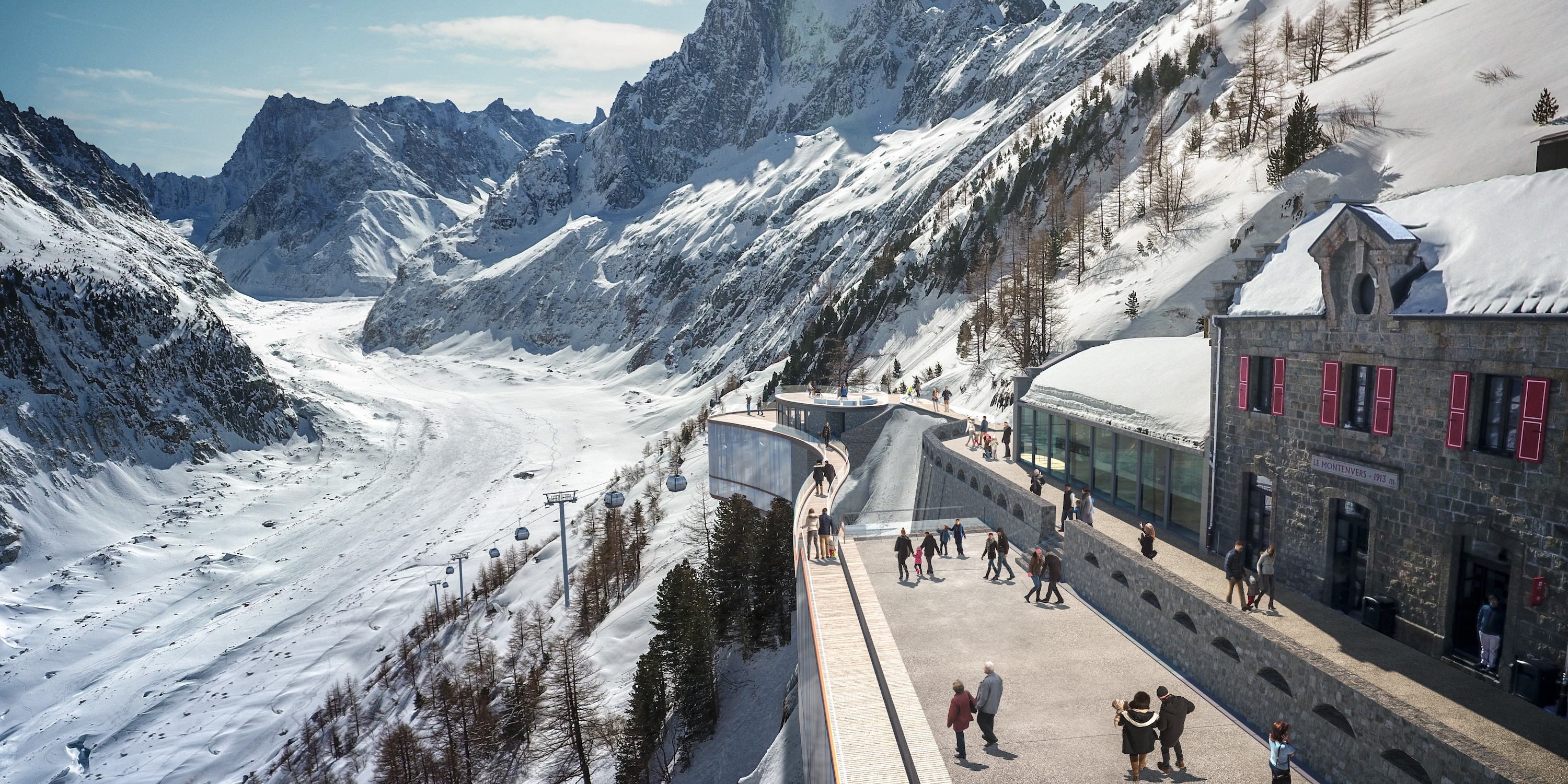 A Chamonix, la Compagnie du Mont Blanc lance un 'relifting climatique' de la Mer de Glace