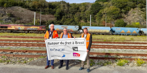 Le port de Brest teste le retour du fret ferroviaire avec les trains de colza de Bunge France
