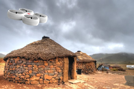 Mieux que les drones-livreurs d'Amazon, les drones-infirmiers pour pays pauvres