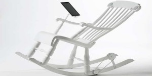 « Slow life » : chargez votre tablette avec une chaise à bascule 