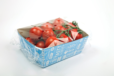 Des tomates recyclées en carton pour transporter… des tomates !