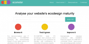 Ecometer.org vous aide à éco-concevoir votre site web