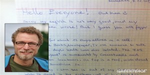 Lettre de Marco Weber, militant suisse détenu à Mourmansk
