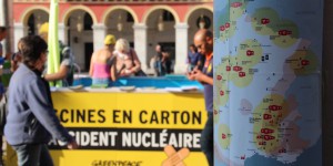 Risques nucléaires : les militants de Greenpeace demandent à EDF d’agir
