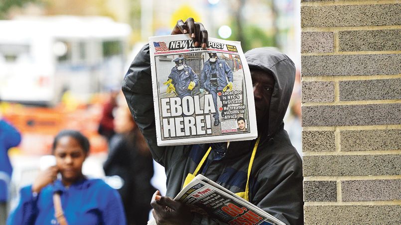 Un premier cas d'Ebola à New York