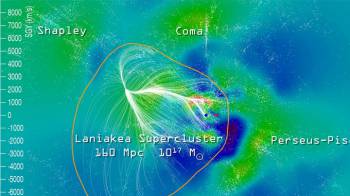 Notre superamas de galaxies s'appelle Laniakea et est 100 fois plus volumineux que nous le pensions