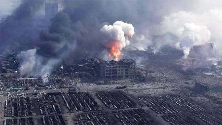 Importantes explosions dans port de Tianjin (Chine) : quelles conséquences sanitaires et environnementales ?