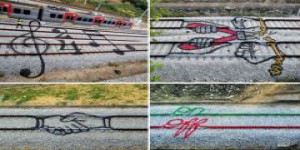 STREET ART • Le graff sur les rails