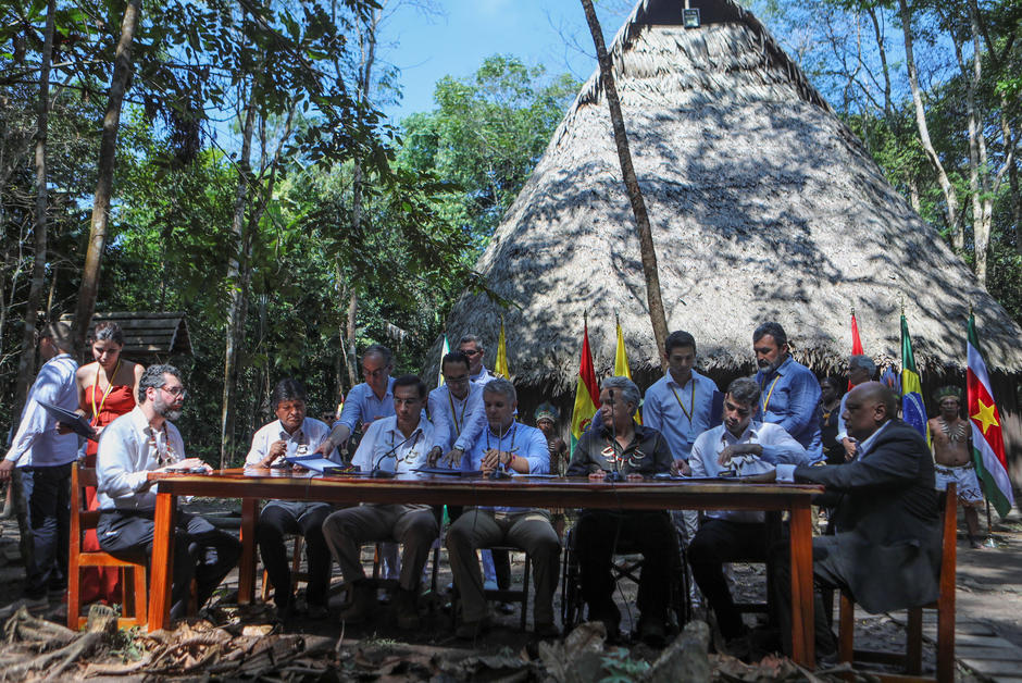 Sept pays réunis en sommet sur l’Amazonie signent “le Pacte de Leticia”