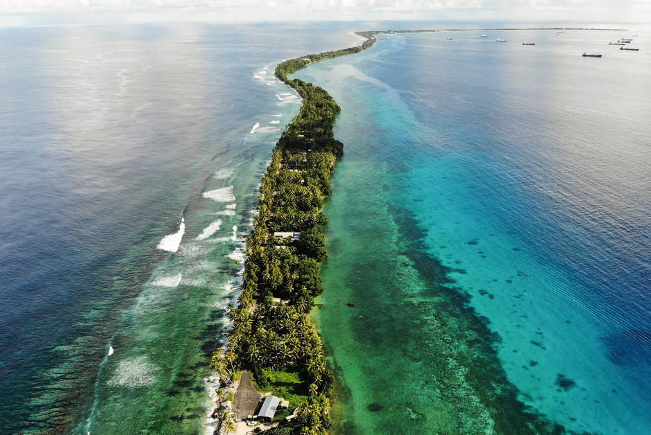 Pour les atolls du Pacifique, les nuages s’accumulent