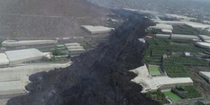 La Palma : les images de la coulée de lave vue du ciel