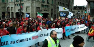 Plusieurs milliers de personnes à la Marche action climat à Québec